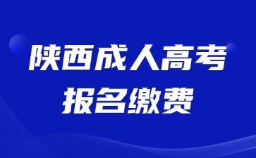 2024年陕西成人高考报名缴费查询方法？