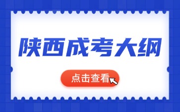 2024年陕西成人高考新版考试大纲启用